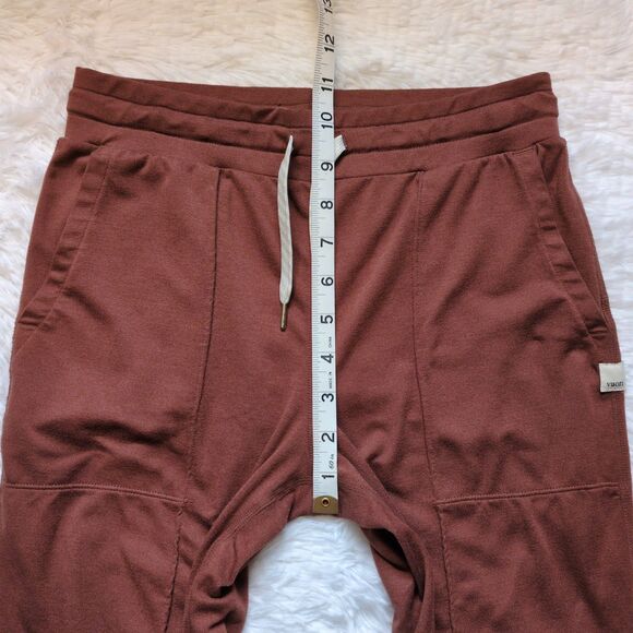 Vuori Halo Slim Flare DreamKnit Pants Women's Size Small Rosewood - Picture 7 of 10